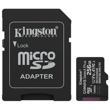 Kingston 256GB micro SDXC Canvas Select Plus Gen3 