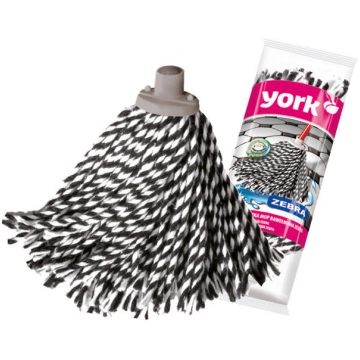 York kokvilnas auduma slotas Mop Zebra uzgalis