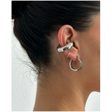 CHUNKY ❥ Ear Cuff Silver BELLAETEREA