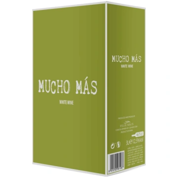 Mucho Más White BIB