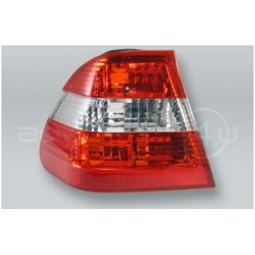 Lietots - Red/White SEDAN Outer Tail Light Rear La