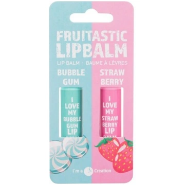 Lūpu balzams 2K Fruitastic, košļājamās gumijas, ze
