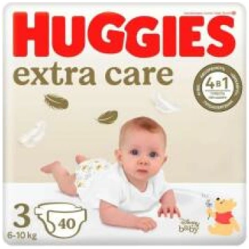 Huggies Extra Care 3 Art.BL041574400 Autiņbiksītes