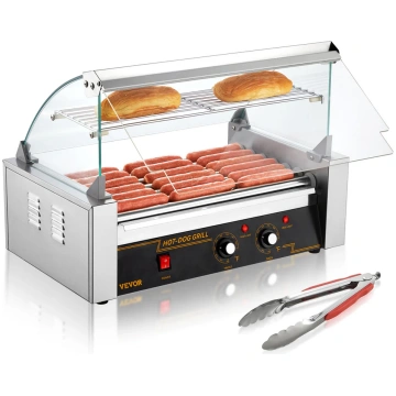 VEVOR Elektriskais Hotdogu Grils - 18 hotdogiem, 7