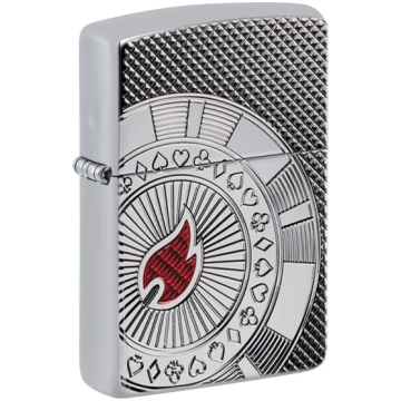 Zippo Lighter 49058 Armor™ Poker Chip Design