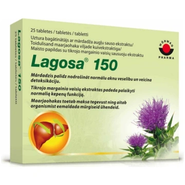 Lagosa 150, 25 tabletes Wörwag Pharma