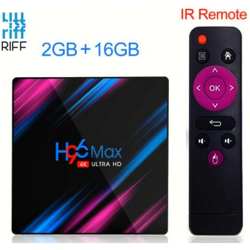 Riff H96 MAX RockChip RK3318 četrkodolu 64 bitu Co