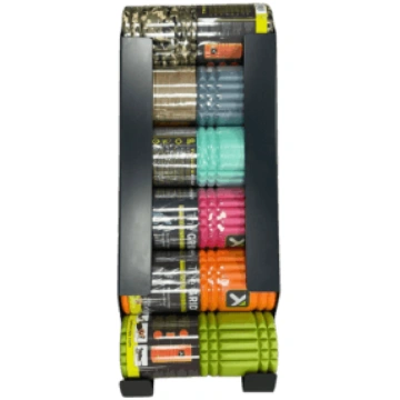 Wall mount foam roller storage Fitstore