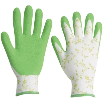 BESK Currently, a polyester duster with a green la