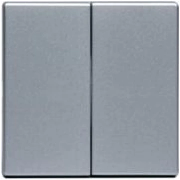 Rocker for Switch/push button, Two-part rocker Alu