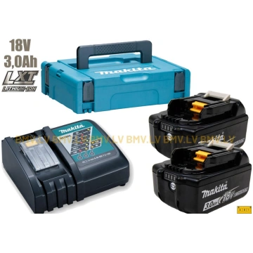 Lādēšanas komplekts DC18RC + 2 x BL1830B Makita 19