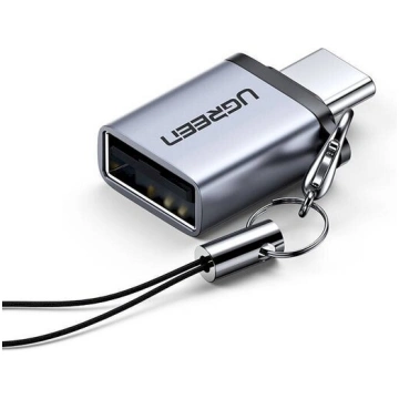 USB to USB-C Adapter UGREEN US270 (Gray)