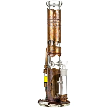 Stikla bongs " Black Leaf Archimedes Reactor" - Ūd