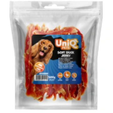 UNIQ PETS dog snacks soft duck jerky - gardums suņ