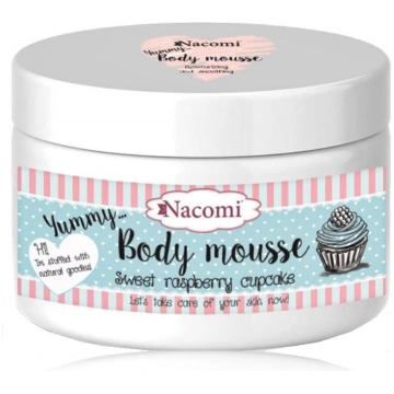 NACOMI Body Mousse ķermeņa krēms 180 ml. - Raspber