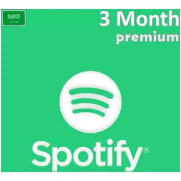 Spotify Premium dāvanu karte 3 mēnešiem (Saūda Arā