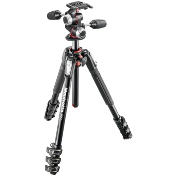 Manfrotto 190 Tripod (MK190XPRO4-3W) | MK190XPRO4-