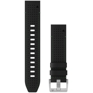 Quickfit 22 Watch Straps, Leather/FKM hybrid strap