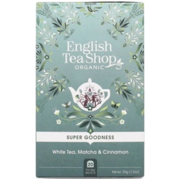 English Tea Sho Herbata biala z cynamonem matcha i
