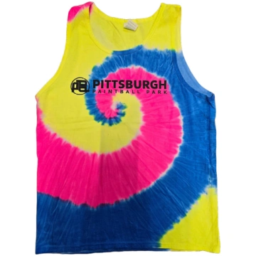 P3 Neon Tie-Dye Tank Top Pittsburgh Paintball