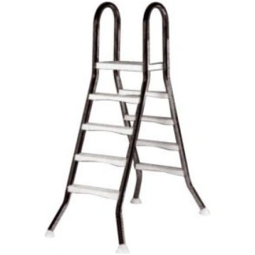 Nerūsējošā tērauda trepes 4+4 pakāpieni, 1,25m