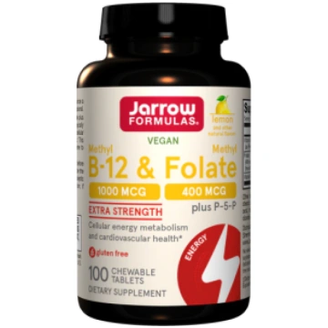 Methyl B-12 & Methyl Folate Jarrow Formulas 100 lo