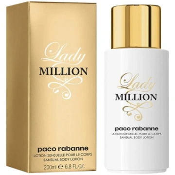 Sieviešu losjons Paco Rabanne Lady Million, 200 ml