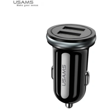 Usams US-CC050 C4 Universal Car DC 12-24V Dual USB