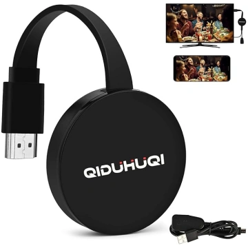 4K bezvadu HDMI dongle, Miracast HDMI adapteris ar