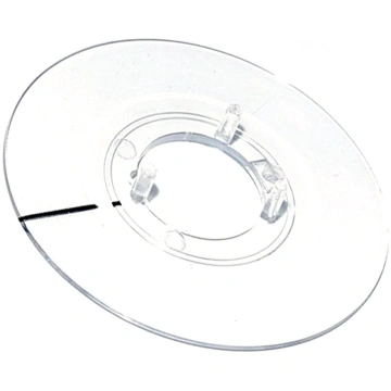 Collar with pointer; polycarbonate; transparent; p