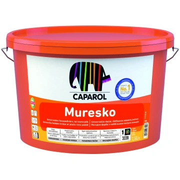 Silikona fasādes krāsa CAPAROL MURESKO B1, 2.5l