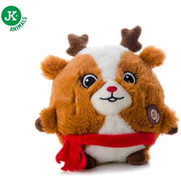 JK Deer mīksts briedis ar pīkstuli suņiem 19 cm -