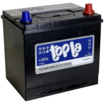 Akumulators 60Ah 600A 12V Topla Top 600A 12V