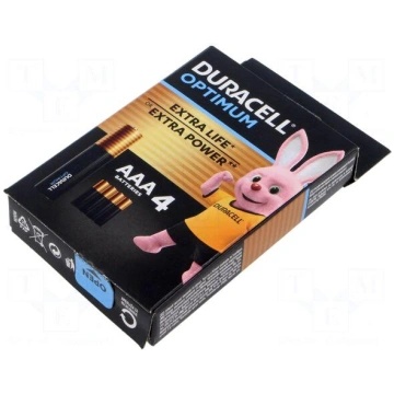 Battery: alkaline | AAA | 1.5V | non-rechargeable 