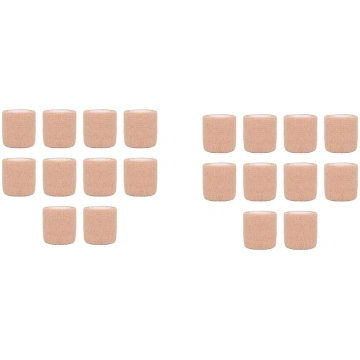 20 gab. smilškrāsas pašlīmējošās elastīgās pārsēja