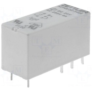 Relay: electromagnetic | DPDT | Ucoil: 24VDC | Ico