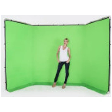 Lastolite Background Panoramic Chromakey Green 4m 