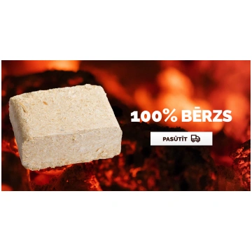 BĒRZA BRIKETES PA TIEŠO NO RAŽOTNES