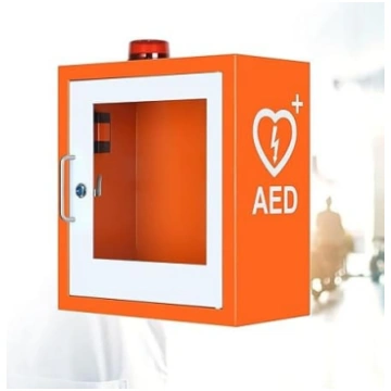 AED defibrilatora glabāšanas skapis, AED skapis, d