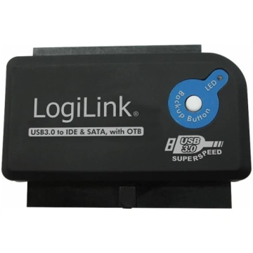 LOGILINK - USB 3.0 to IDE & SATA Adapter with OTB 