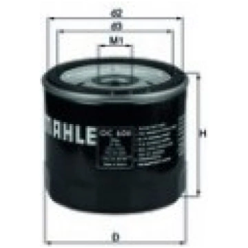 Eļļas filtrs MAHLE ORIGINAL OC606 OC606