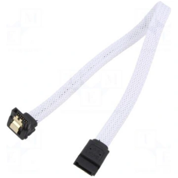 Cable: SATA | SATA plug,SATA plug angled | 0.3m | 