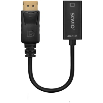 Savio AK-62 video cable adapter 0.2 m DisplayPort 