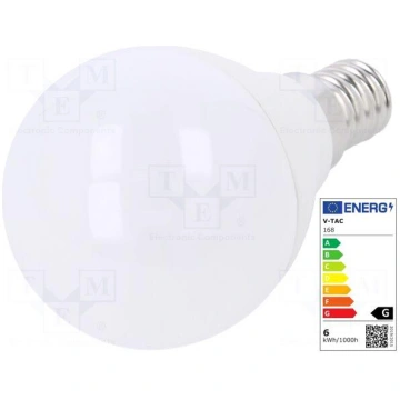 LED lamp | warm white | E14 | 220/240VAC | 470lm |