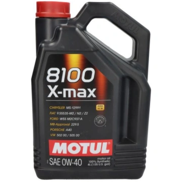 0W40 8100 X-MAX 4L 17920 MOTUL