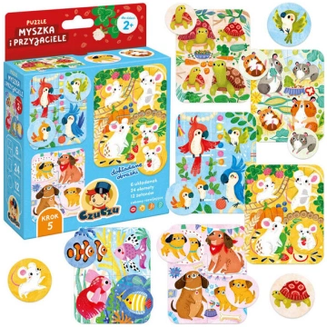 Czuczu Puzzle Mouse un draugi 2+ gadi, 36 gabali