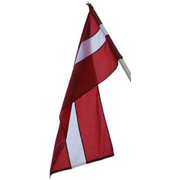 Latvijas valsts karogs 70x140cm ar karabīnēm