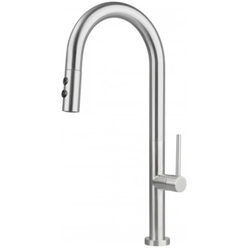 Kitchen faucet with pull-out spout - 2 types of sp
