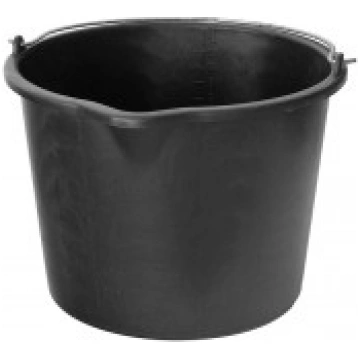 Plastmasas spainis 20L ar snīpi, melns 603726