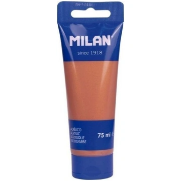 Akrila krāsa 75ml, metālisks tonis, Milāna Milan